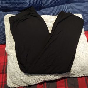 Black wide leg yoga pants 5/$10